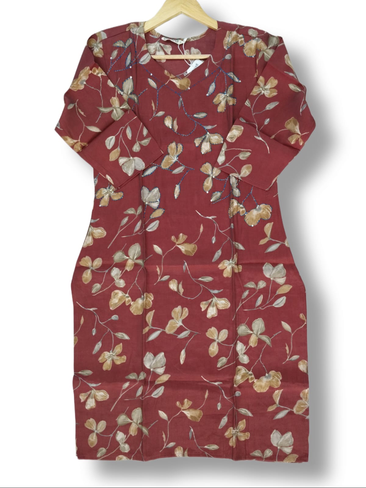 PRINTED RAYON & MODAL SILK KURTI